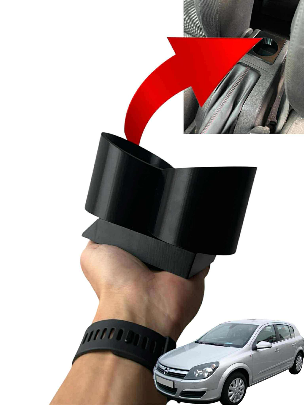 Cup holder Opel Astra H - wiele wersji HIT 4 napoje!