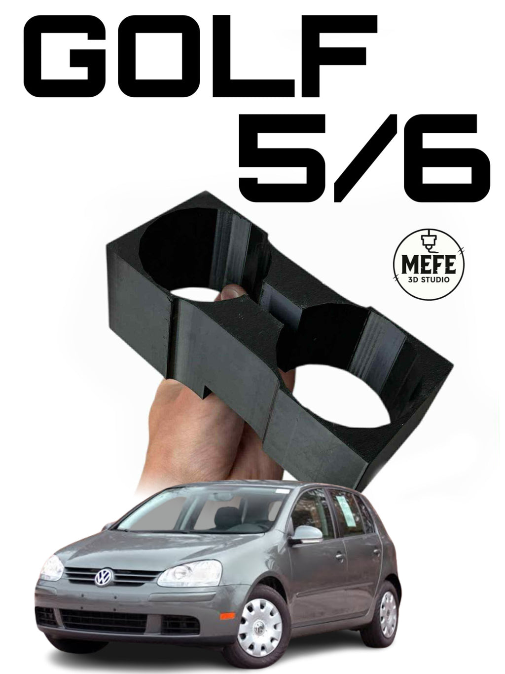 Cup holder do Volkswagen GOLF 5 / GOLF 6