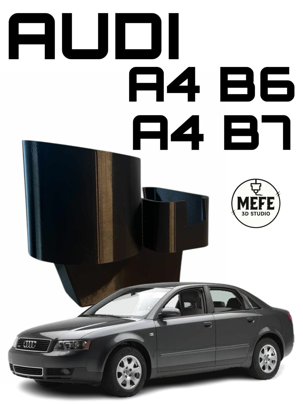 Cup holder do Audi A4 B6/B7 - uchwyt na napój