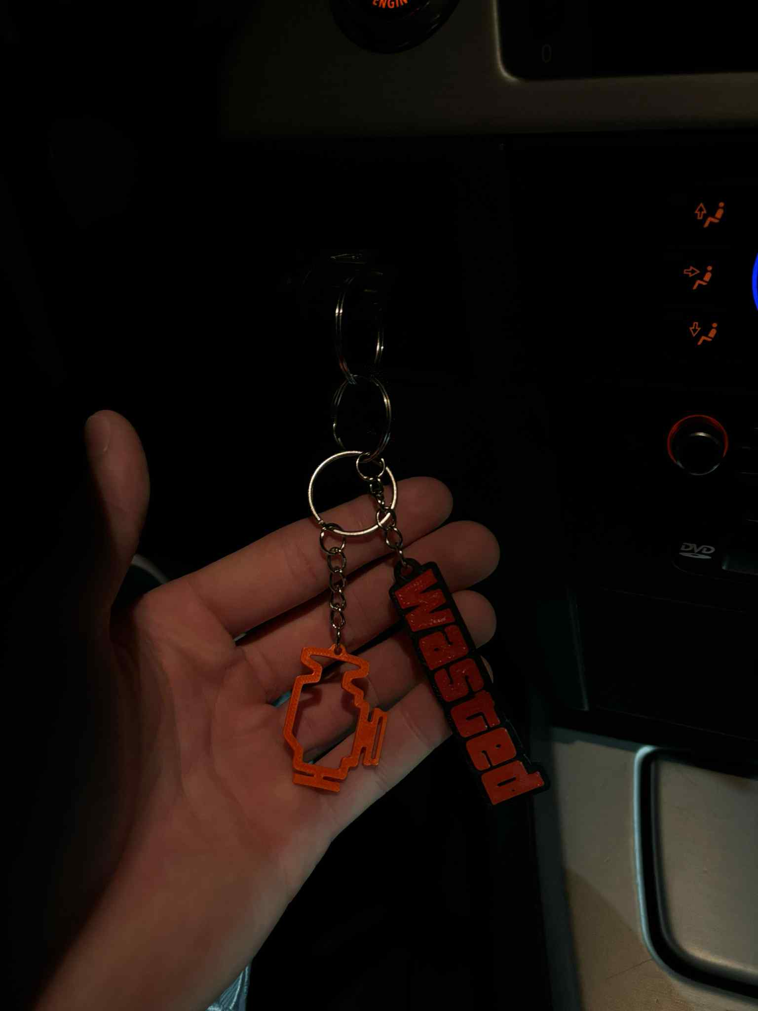 CHECK ENGINE - brelok do kluczy